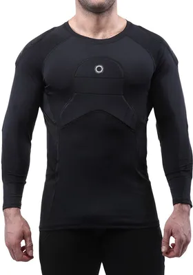 Productafbeelding van Elite Sport Body Shield Protection Shirt L.M. Heren - Zwart  | Maat: M