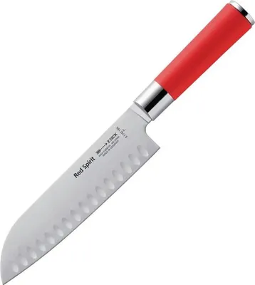 Image de Couteau Santoku Dick Red Spirit à lame alvéolée 18 cm