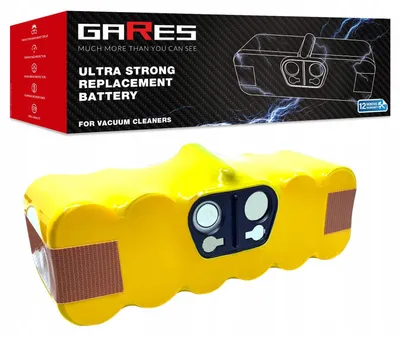 Zdjęcie produktu dla GARES Akumulator Bateria do iRobot Roomba 786p 650 700 800 880 | 14,4V 3,5Ah | Seria Wzmocniona Wysoka Wydajność | Gares
