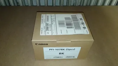 Produktbild von Canon PFI-107BK, Schwarz, Tinte auf Pigmentbasis, 1 Stück(e)