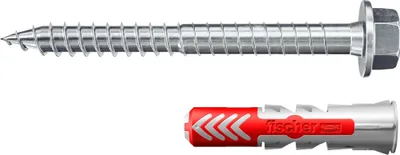 Immagine prodotto di fischer 564792 fischer DuoPower ETA 10x50 564792 Dübel mit Schrauben Ø 10 mm x 50 mm, 50 St.
