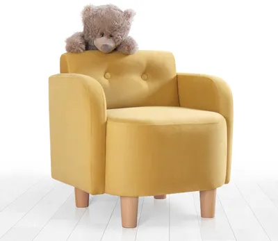 Produktbild von Hanah Home, Volie- FLF1112, Gelb, Bistrostühle, 100% BAUMWOLLE