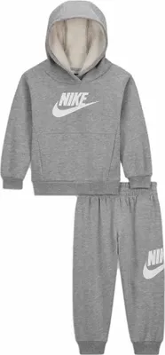 Produktbild von Nike Kids 66l135 Fleece Langarm-set Grau 12 Months Jungen Grau 12 Months