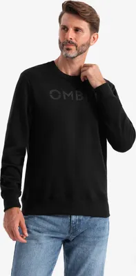 Productafbeelding van Ombre sweatshirt voor heren, zwart, maat XL