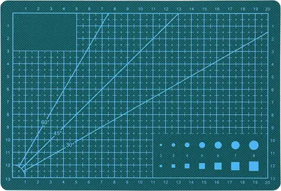 Image de Verk 11354 Tapis de coupe et de rognage A5 vert
