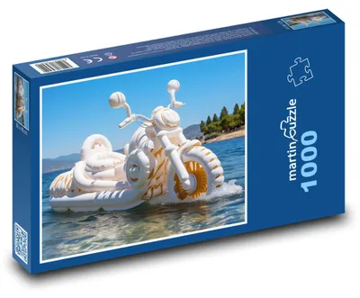 Obrázek produktu pro martinpuzzle - Puzzle 1000 - Motocykl v moři