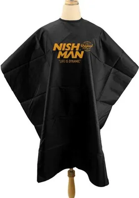 Produktbild von Nishman – Friseurumhang – Friseurumhang, Schwarz