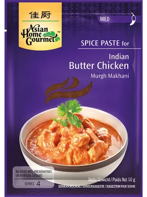 Obrázek produktu pro Asian Home Gourmet kořenící pasta pro indické máslové kuře 50g