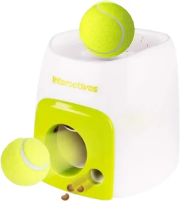 Produktbild von Automatischer Rollende Kugeln Fš¹r Hunde, Interaktive Hunde-Tennisball-Wurfmaschine Fš¹r Hunde, Bereicherungsspielzeug Automatischer Kugelwerfer Fš¹r Den Innenbereich