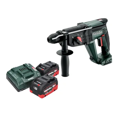 Zdjęcie produktu dla Metabo KH 18 LTX 24 akumulatorowy kombimłot 18 V 2,1 J SDS Plus + 2x akumulator LiHD 8,0 Ah + ładowarka