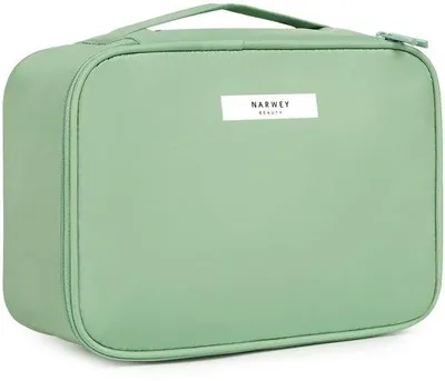 Produktbild von Große grüne Kosmetiktasche für Damen