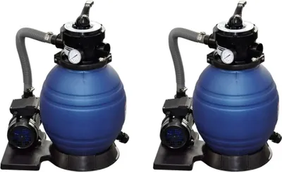 Produktbild von Sandfilterpumpen 2 Stk. 400 W 11.000 L/h