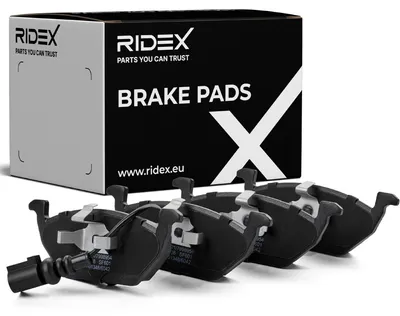 Produktbild von RIDEX 402B0033 Bremsbeläge Satz Vorne für VW Golf VII Schrägheck (5G1, BQ1, BE1, BE2) Golf IV Schrägheck (1J1) GOLF VI (5K1) Golf V Schrägheck (1K1)