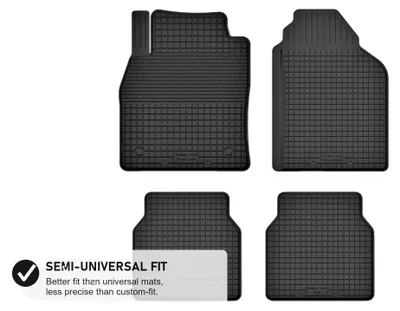 Produktbild von Gummimatten, maßgeschneidert für Ford Ecosport, leicht zu reinigen, schwarz