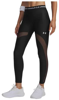 Produktbild von Under Armour Heatgear Mesh Leggings Schwarz XS Frau Schwarz XS