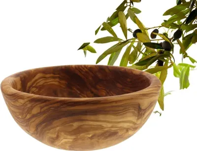 Produktbild von Hofmeister Schale Olivenholz 18 cm Holzschale Obst Müsli Dekoschale Schüssel
