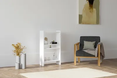 Produktbild von Skye Decor, Pera - White, Bücherregal, Weiß, 100 % MELAMINBESCHICHTETE SPANPLATTEN, 52,4 x 22 x 90 cm