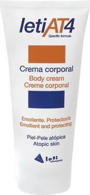 Produktbild von LETI AT4 Körpercreme - Reichhaltige Körperpflege zum Schutz trockener oder zu Neurodermitis neigender Haut, 200 ml Creme