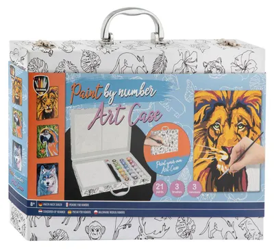 Obrázek produktu pro Malování podle čísel Omalovánky zvířat, 27dlg.