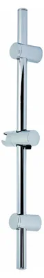 Produktbild von Duschstange 115 cm – Brausestange aus verchromtem Edelstahl – Ø 25 mm – Mit 2 variablen Wandhaltern – Wandstange für die Dusche zur Montage