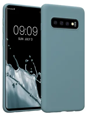 Produktbild von kwmobile Handyhülle für Samsung Galaxy S10 Hülle - TPU Case - Kabelloses Laden - Schutzhülle Cover in Arctic Night