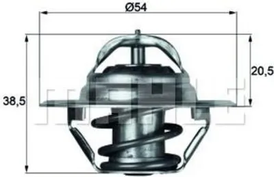 Immagine prodotto di Termostato, Kühlmittel MAHLE TX 3 83D