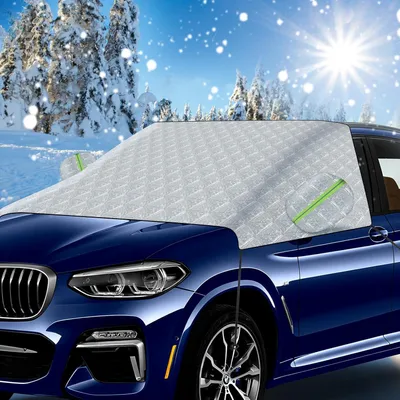Produktbild von Windschutzscheibenabdeckung 2025 Upgrade,Frontscheibenabdeckung Winter,Scheibenabdeckung Auto Winter,Winddicht, staubdicht, Kratzfest, UV-Schutz