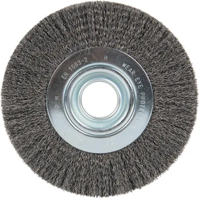 Immagine prodotto di Klingspor BR 600 W Spazzola circolare ondulata, 150 x 25 x 32 mm, acciaio 0,3