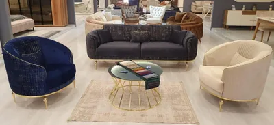 Produktbild von Gruppe Set Sofagarnitur 3 1 1 Sitzer 3tlg. Möbel Sofas Sessel Luxus
