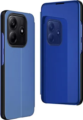 Image de Étui pour Xiaomi Redmi Note 14 4G - Coque à rabat Phonesta Smart View Mirror - Bleu