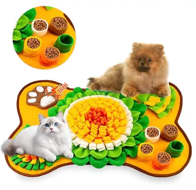 Produktbild von Schnüffelmatte für Hunde, 60 x 43 cm, interaktives Spielzeug