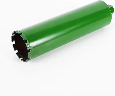 Obrázok produktu pre Diamantová vrtacia koruna na dlažbu a betón – priemer 120 mm a dĺžka 350 mm – vyrobená z nehrdzavejúcej ocele – vhodné na mokré vŕtanie