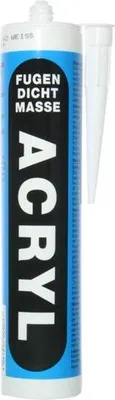 Produktbild von PROFI Acryl Fugendichtmasse weiss, Kartusche 300ml