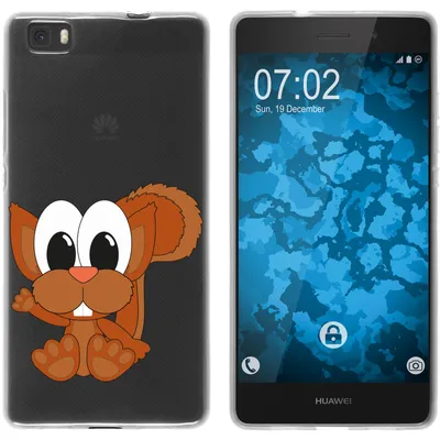Produktbild von PhoneNatic Case kompatibel mit Huawei P8 Lite 2015 (1.Gen.) Silikon-Hülle Cutiemals M8