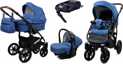 Obrázek produktu pro BabyLux® Optimal | 4v1 Set | Blue Flex | kocárek | set pro kocárek