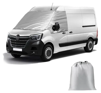 Produktbild von Windschutzscheibenabdeckung 600D Oxford Silber für Renault Master, Opel Movano, Nissan NV400 2010-2023