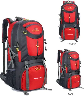 Productafbeelding van MYMM Rugzak van 50 liter, ideaal voor buitensport, wandelen, trekking, kampeerreizen en bergbeklimmen, waterdichte