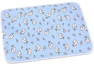 Obrázek produktu pro Chladicšª podlo?ka pro psy a ko?ky, samochladicšª deka s protiskluzovymi te?kami z latexovšŠ vyplnš§, pro domš¢cšª mazlšª?ky, cestovnšª podlo?ka, vhodnš¢ do auta, dom? a na cesty (modrš¢ rybka, 40 x 30 cm)