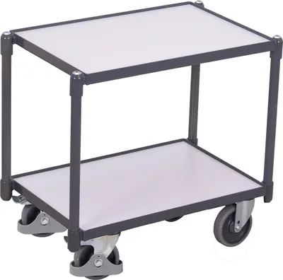 Produktbild von VARIOfit ESD Euro-System Roller mit 2 Ladeflächen 605x410mm