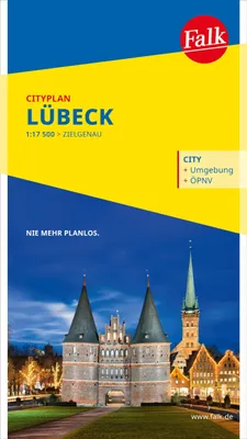 Produktbild von Falk Cityplan Lübeck 1:17.500