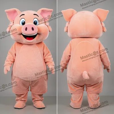 Productafbeelding van Perzikfluweel Zwijn Mascotte MASTICOT