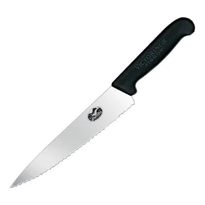 Immagine prodotto di Coltello da chef Fibrox lama seghettata 19 cm nero