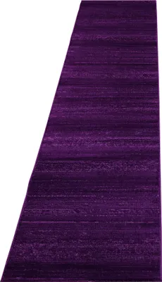 Produktbild von Teppich Läufer Wohnzimmer Lila 80x300 Unicolor - Einfarbig aus Polypropylen
