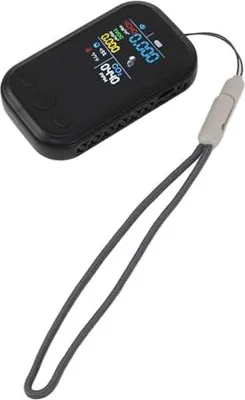 Produktbild von Luftqualitätstester, kompakte effiziente CO2 -Detektor, TVOC -Luftfeuchtigkeitstemperaturerfassung, tragbares Büro (schwarz)