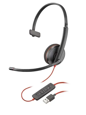 Produktbild von Plantronics Blackwire C3210 USB-A Headset schwarz - neu