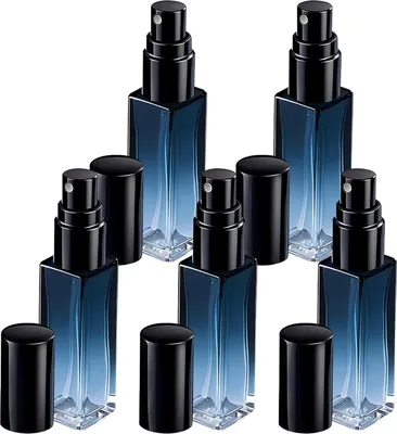 Produktbild von 5 Stück nachfüllbare Reisezerstäuber für Parfum - blau, 10 ml