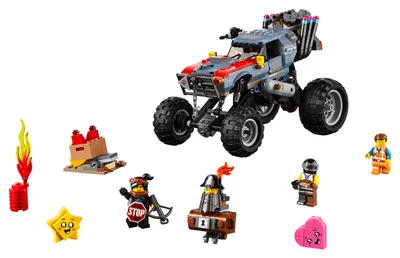 Zdjęcie produktu dla LEGO THE LEGO MOVIE Emmet and Lucy's Escape Buggy!, Zestaw do budowania, 8 lat(a), 550 szt., 752 g