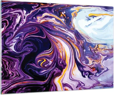 Produktbild von Bilder auf glas - Abstraktion modern - 100x70cm - Glasbilder - Wandbilder - Kunstdruck - zum Aufhängen bereit - Wanddekoration aus Glas - Glas Bilder - Wandbild auf Glas - Einteilig - GAA100x70-4084
