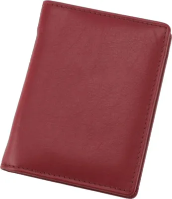Produktbild von Notizblock-Etui Monza 75x100x10mm Leder rot