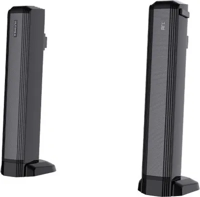 Image de Barre de son ULTIMEA pour téléviseurs, barre de son 2-en-1 modulable de 100 W avec Bluetooth® 5.3, haut-parleurs TV avec 3 modes d'égalisation et basses réglables, ARC/optique/Aux